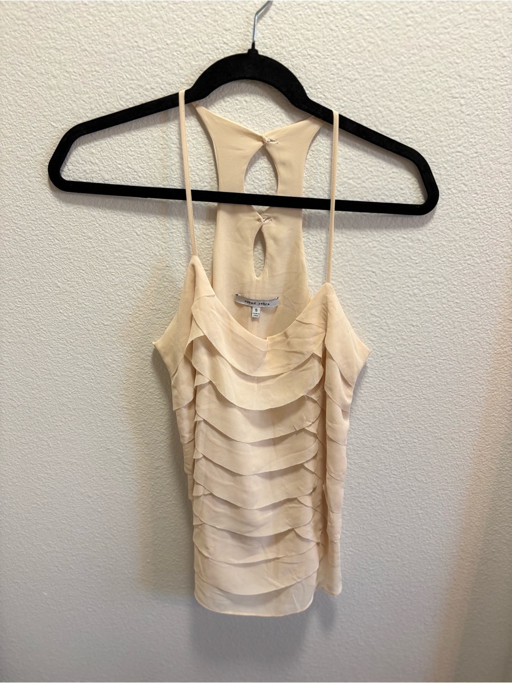 Naked Zebra Soft Beige Blouse